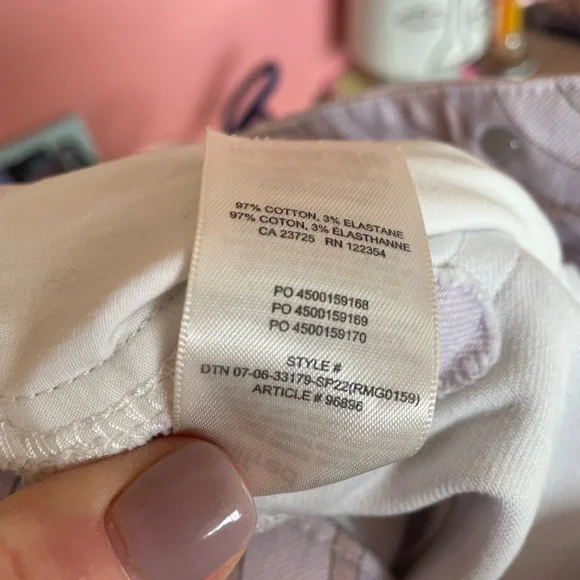 Wilfred Free Vera Pant Printed, High-Waisted Twill Pants, Size 10 - Picture 5 of 12